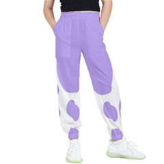 Cow Print, Aesthetic,violelilac, Animal, Purple, Simple Kids  Joggers by nateshop