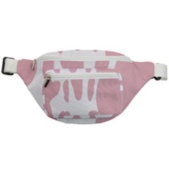 Cow Print, Pink, Design, Pattern, Animal, Baby Pink, Simple, Fanny Pack by nateshop