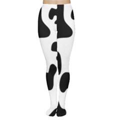 Black And White Cow Print,wallpaper Tights by nateshop