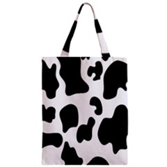 Black And White Cow Print,wallpaper Zipper Classic Tote Bag by nateshop