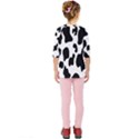 Black And White Cow Print,Wallpaper Kids  Quarter Sleeve Raglan T-Shirt View2