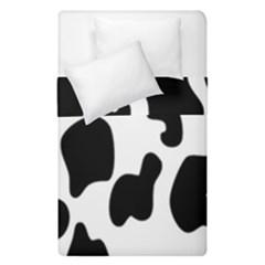 Black And White Cow Print,wallpaper Duvet Cover Double Side (single Size) by nateshop