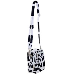 Black And White Cow Print,wallpaper Shoulder Strap Belt Bag by nateshop