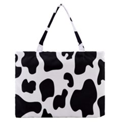 Black And White Cow Print,wallpaper Zipper Medium Tote Bag by nateshop