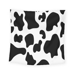 Black And White Cow Print,wallpaper Square Tapestry (small) by nateshop