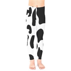 Black And White Cow Print,wallpaper Kids  Leggings