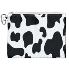 Black And White Cow Print,wallpaper Canvas Cosmetic Bag (xxl) by nateshop