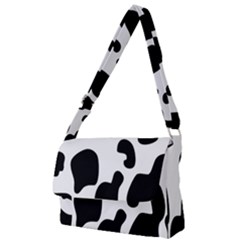 Black And White Cow Print,wallpaper Full Print Messenger Bag (s) by nateshop