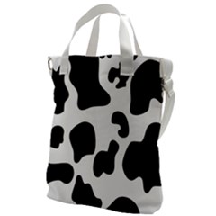 Black And White Cow Print,wallpaper Canvas Messenger Bag by nateshop