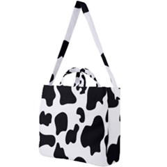 Black And White Cow Print,wallpaper Square Shoulder Tote Bag by nateshop