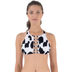 Black And White Cow Print,wallpaper Perfectly Cut Out Bikini Top by nateshop