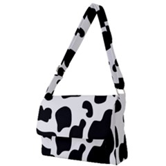 Black And White Cow Print,wallpaper Full Print Messenger Bag (l) by nateshop