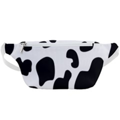 Black And White Cow Print,wallpaper Waist Bag  by nateshop