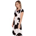 Black And White Cow Print,Wallpaper Classic Short Sleeve Dress View2