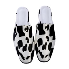 Black And White Cow Print,wallpaper Women s Classic Backless Heels by nateshop