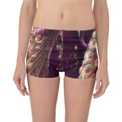 Peacock Dream, Fantasy, Flower, Girly, Peacocks, Pretty Boyleg Bikini Bottoms by nateshop