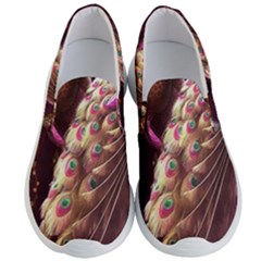 Peacock Dream, Fantasy, Flower, Girly, Peacocks, Pretty Men s Lightweight Slip Ons by nateshop