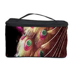 Peacock Dream, Fantasy, Flower, Girly, Peacocks, Pretty Cosmetic Storage Case by nateshop