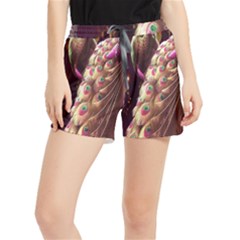 Peacock Dream, Fantasy, Flower, Girly, Peacocks, Pretty Women s Runner Shorts by nateshop