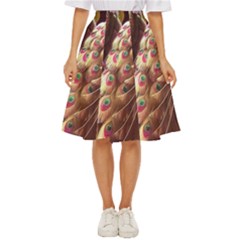 Peacock Dream, Fantasy, Flower, Girly, Peacocks, Pretty Classic Short Skirt by nateshop