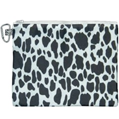 Black And White Cow Print 10 Cow Print, Hd Wallpaper Canvas Cosmetic Bag (xxxl) by nateshop