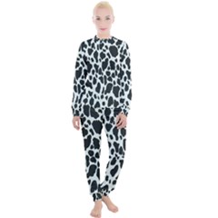 Black And White Cow Print 10 Cow Print, Hd Wallpaper Women s Lounge Set by nateshop