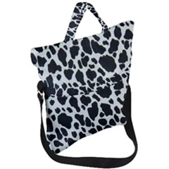 Black And White Cow Print 10 Cow Print, Hd Wallpaper Fold Over Handle Tote Bag by nateshop