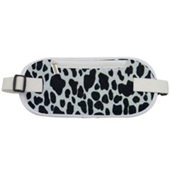 Black And White Cow Print 10 Cow Print, Hd Wallpaper Rounded Waist Pouch by nateshop