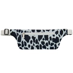 Black And White Cow Print 10 Cow Print, Hd Wallpaper Active Waist Bag by nateshop