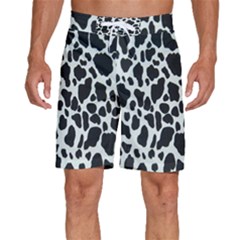 Black And White Cow Print 10 Cow Print, Hd Wallpaper Men s Beach Shorts by nateshop