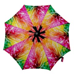 Abstract, Amoled, Back, Flower, Green Love, Orange, Pink, Hook Handle Umbrellas (large) by nateshop