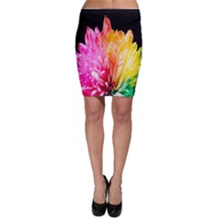 Abstract, Amoled, Back, Flower, Green Love, Orange, Pink, Bodycon Skirt by nateshop