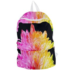 Abstract, Amoled, Back, Flower, Green Love, Orange, Pink, Foldable Lightweight Backpack by nateshop