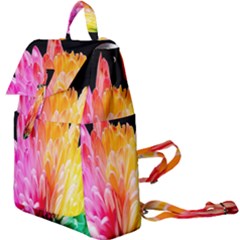 Abstract, Amoled, Back, Flower, Green Love, Orange, Pink, Buckle Everyday Backpack by nateshop