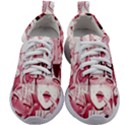 Ahegao Pink, Anime, Girl, Girlface, Girls, Pattern, White, Hd Kids Athletic Shoes View1