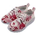 Ahegao Pink, Anime, Girl, Girlface, Girls, Pattern, White, Hd Kids Athletic Shoes View2