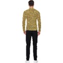 Gold Glittering Background Gold Glitter Texture, Close-up Men s Long Sleeve Rash Guard View2