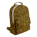 Gold Glittering Background Gold Glitter Texture, Close-up Flap Pocket Backpack (Small) View2