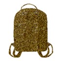 Gold Glittering Background Gold Glitter Texture, Close-up Flap Pocket Backpack (Small) View3