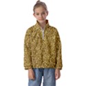 Gold Glittering Background Gold Glitter Texture, Close-up Kids  Half Zip Hoodie View1