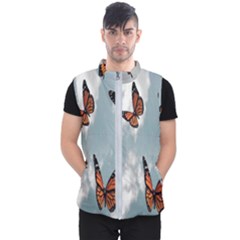 Aesthetic Butterfly , Butterflies, Nature, Men s Puffer Vest by nateshop