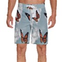 Aesthetic Butterfly , Butterflies, Nature, Men s Beach Shorts View1