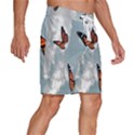 Aesthetic Butterfly , Butterflies, Nature, Men s Beach Shorts View3