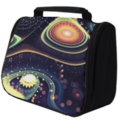 Psychedelic Trippy Abstract 3d Digital Art Full Print Travel Pouch (big) by Bedest