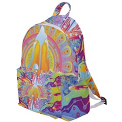 Multicolored Optical Illusion Painting Psychedelic Digital Art The Plain Backpack by Bedest