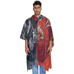 Left And Right Brain Illustration Splitting Abstract Anatomy Men s Hooded Rain Ponchos by Bedest