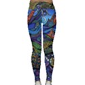 Multicolored Abstract Painting Artwork Psychedelic Colorful Classic Yoga Leggings View2