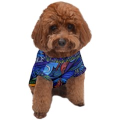 Multicolored Abstract Painting Artwork Psychedelic Colorful Dog T-shirt by Bedest