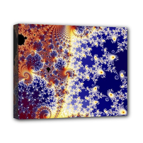 Psychedelic Colorful Abstract Trippy Fractal Mandelbrot Set Canvas 10  X 8  (stretched) by Bedest