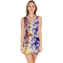 Psychedelic Colorful Abstract Trippy Fractal Mandelbrot Set Bodycon Dress by Bedest